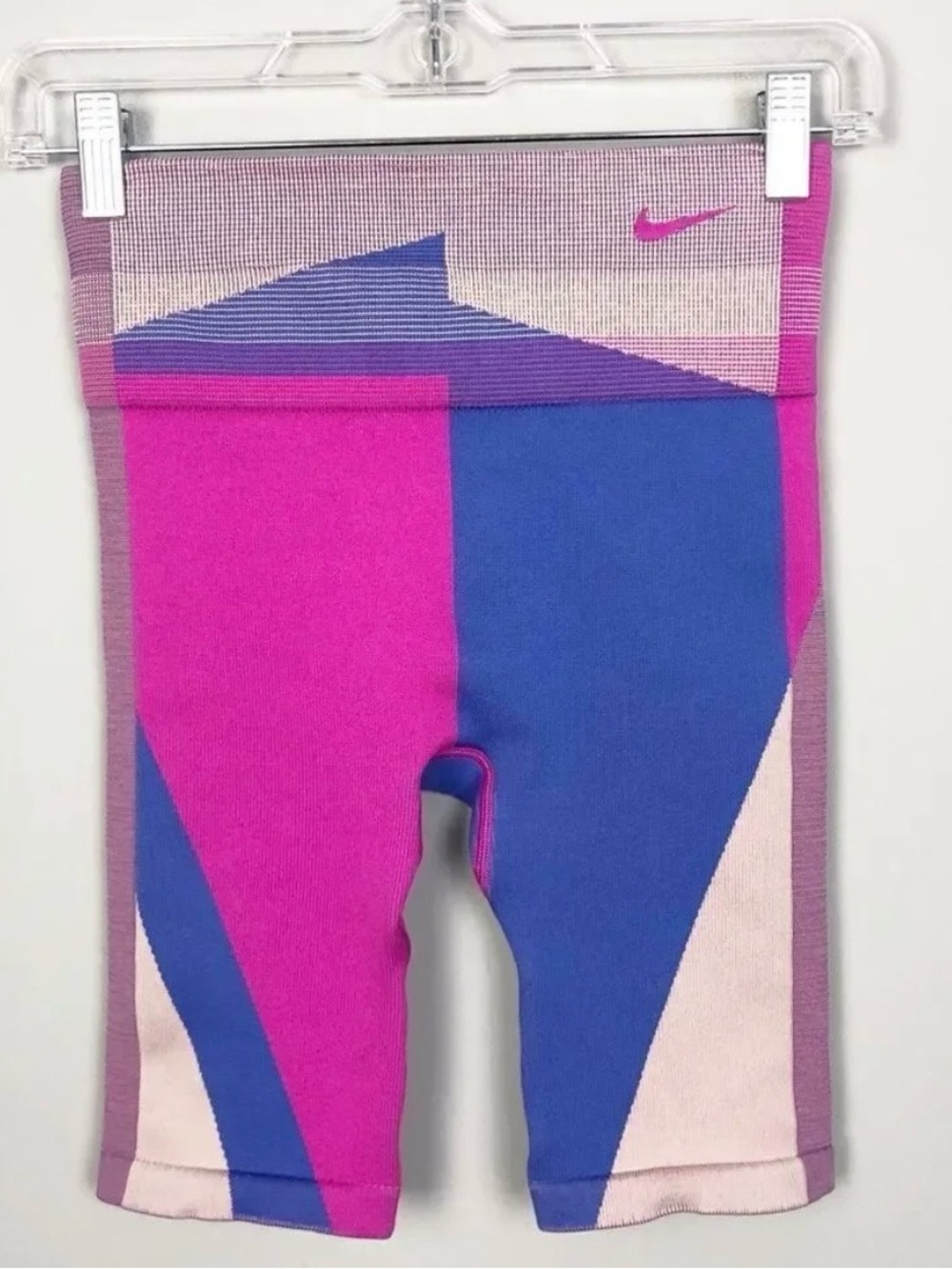 Nike Kids Pink, Blue & Cream Colorblock Leggings